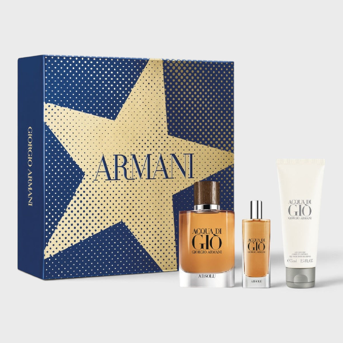 G. Armani Acqua Di Gio - Absolu 3 Pz Para Hombre