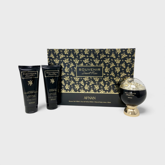 Afnan Souvenir Desert Rose Set De 3 Pz Para Mujer