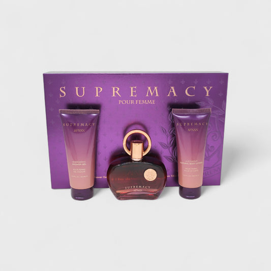 AFNAN SUPREMACY PURPLE 3 PC SET DAMA