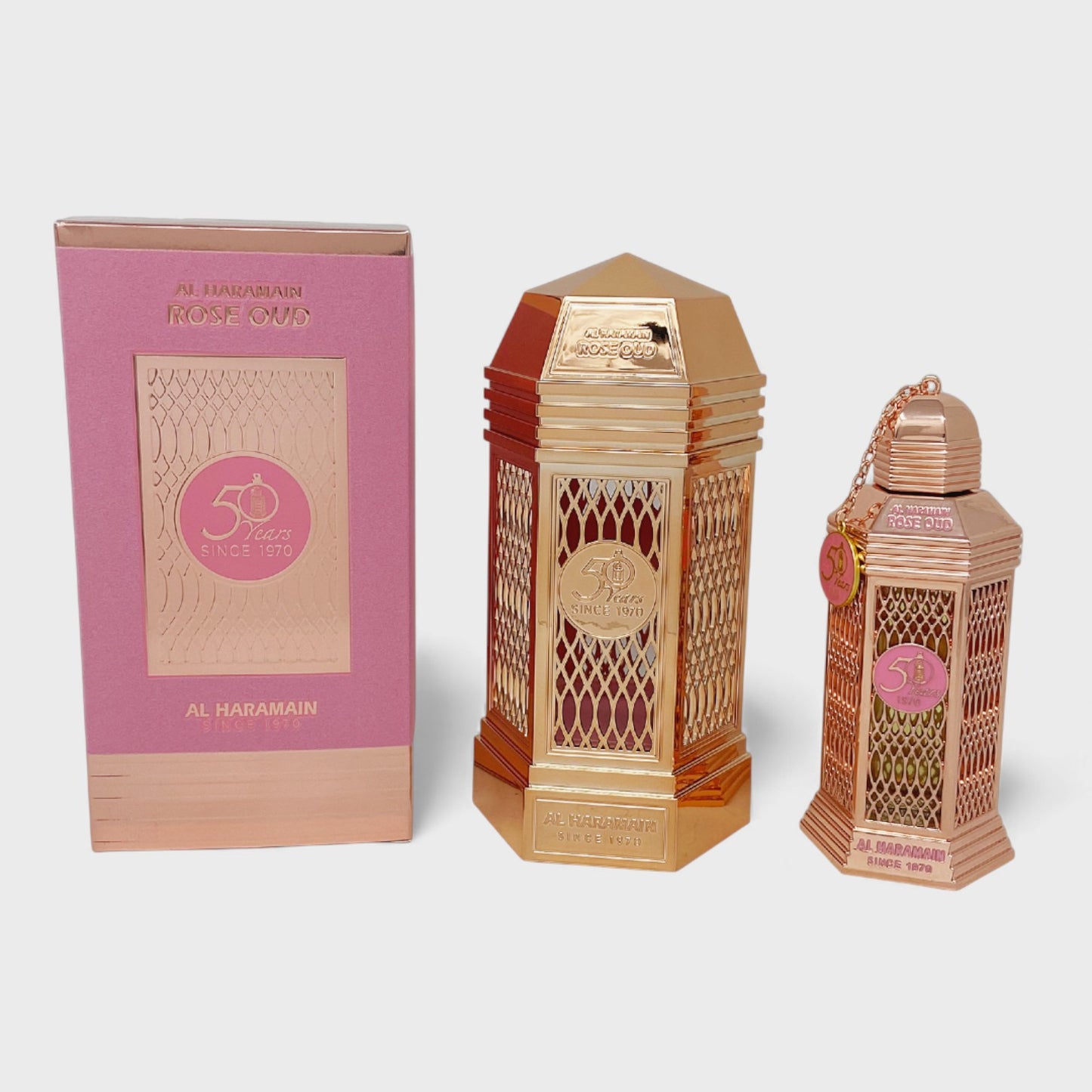 Sohrelia Perfumeria| AL HARAMAIN 50 YEARS ROSE OUD EDP 100 ML PERFUME UNISEX
