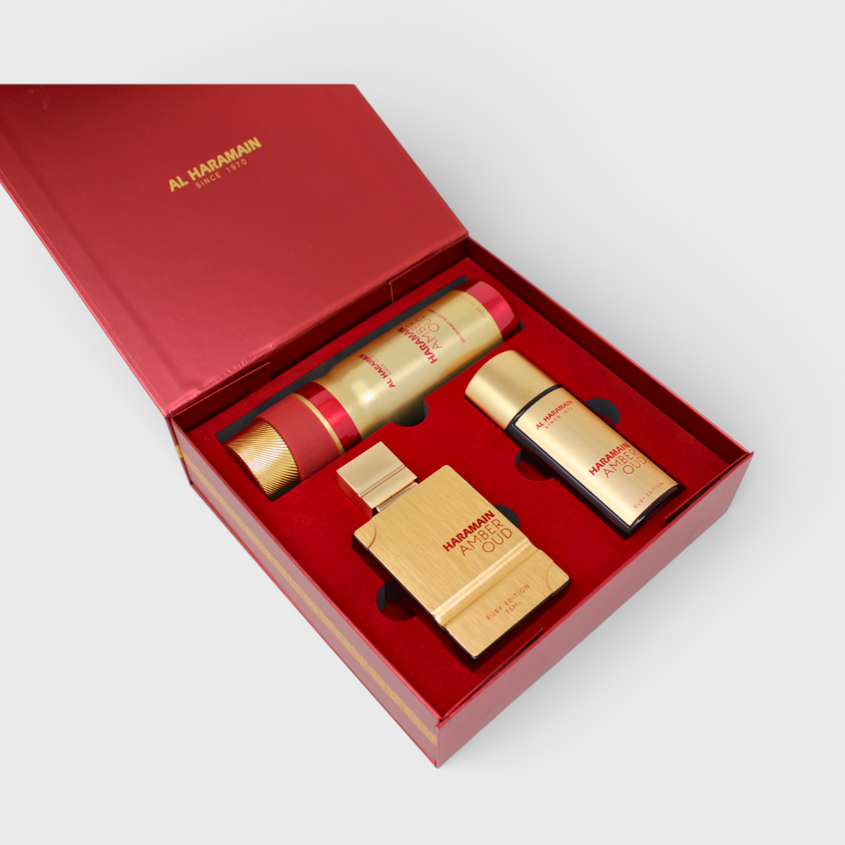 Al Haramain Amber Oud - Ruby Edition 3 Pz Unisex