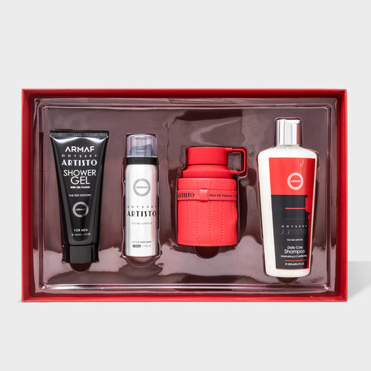 Armaf Odyssey Artisto The Red Edition Set 4 Pz Unisex