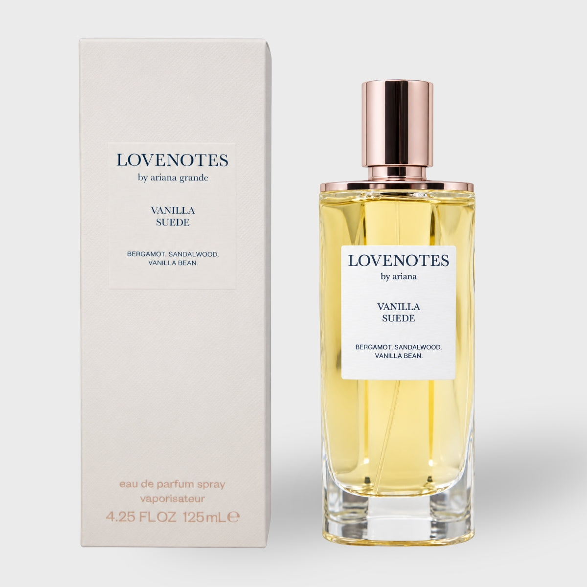 Ariana Grande Lovenotes Vanilla Suede EDP 125 ml para mujer