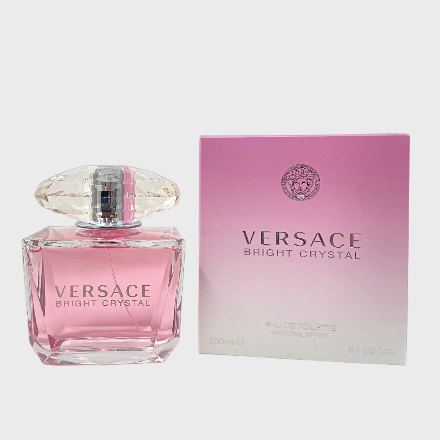 Versace Bright Crystal Eau De Toilette 200 Ml Para Mujer