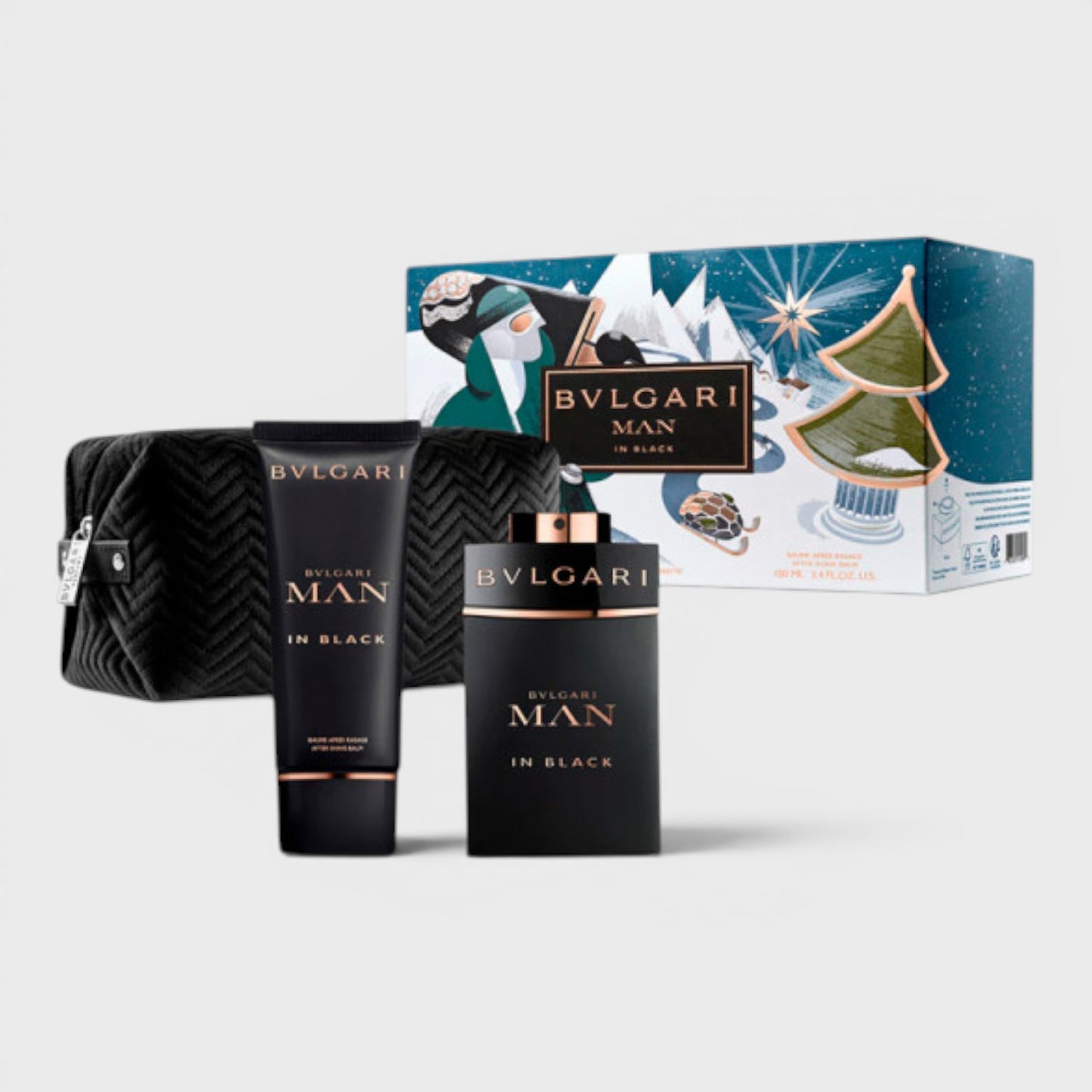 Bvlgari Man In Black 3 Pz Para Hombre