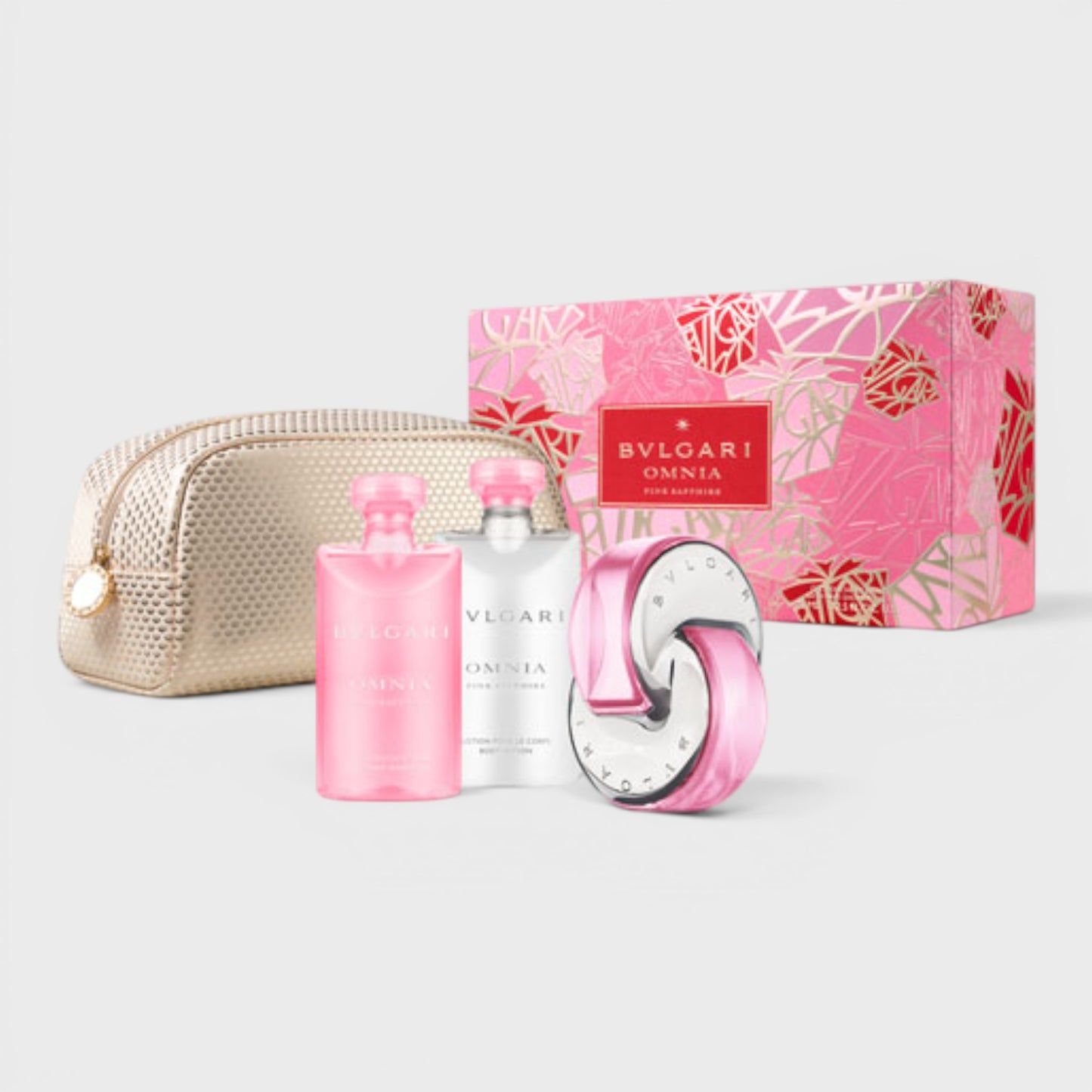 Bvlgari Omnia Pink Sapphire 4 Pz Para Mujer
