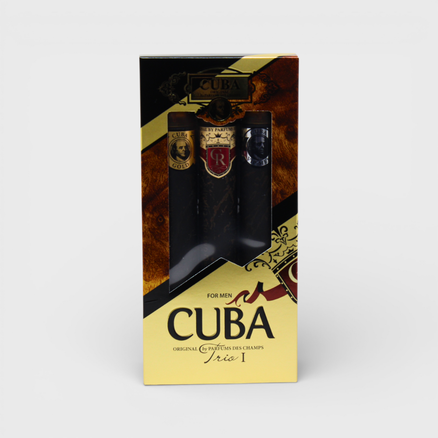 Cuba Cuba Trio Gold, Royal y Vip 3 Pz Para Hombre