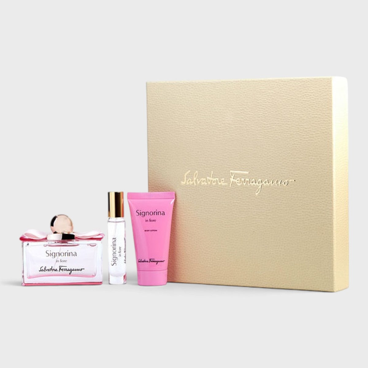 Ferragamo Signorina In Fiore 3 Pz Para Mujer