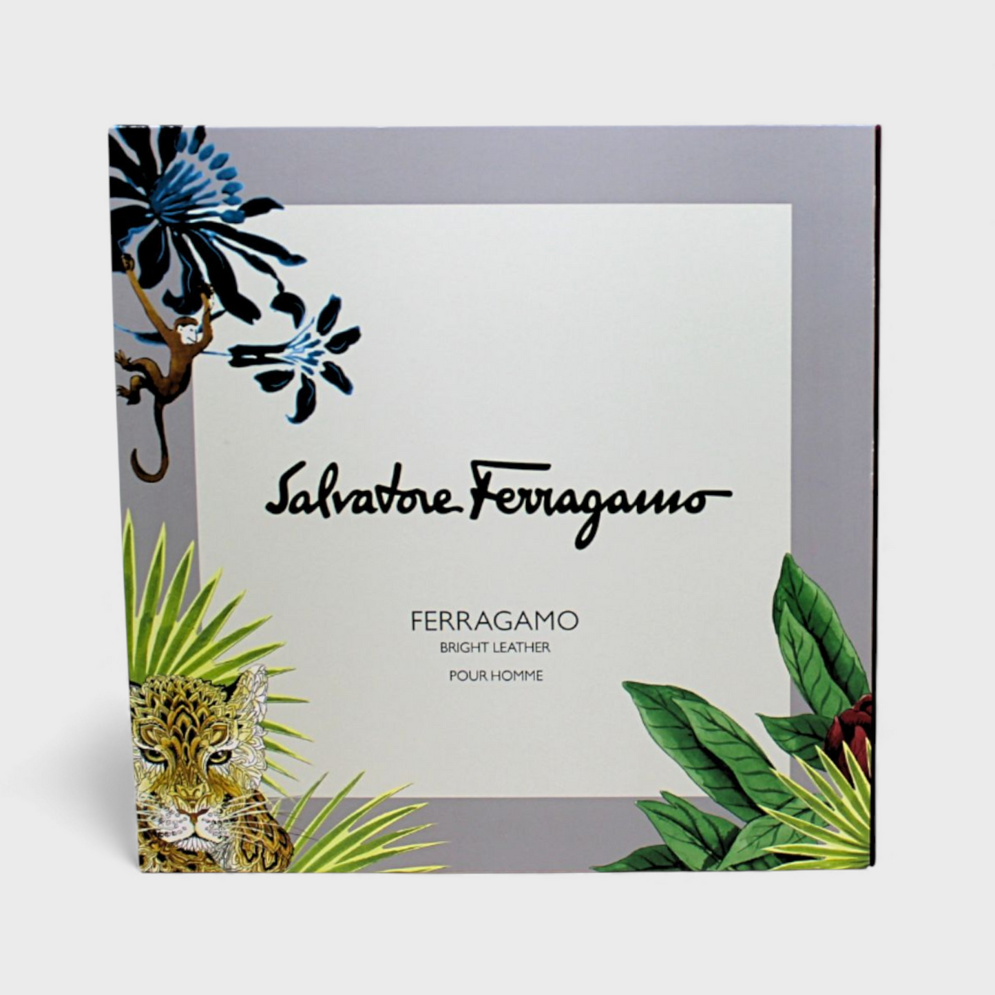 Set eau de toilette Ferragamo Bright Leather para hombre 100 mL