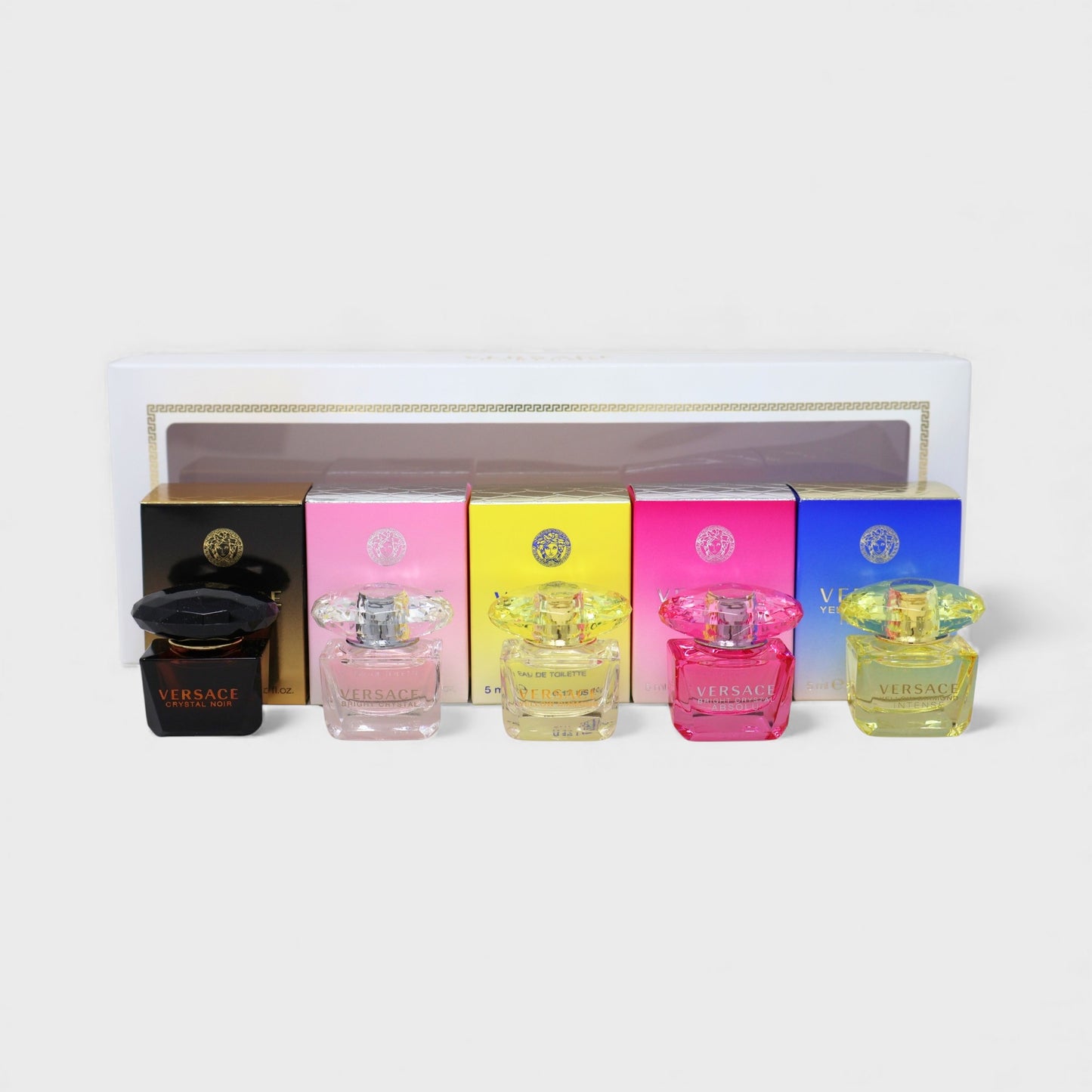 Versace Mini Set Bright Crystal 5 Pz Para Mujer