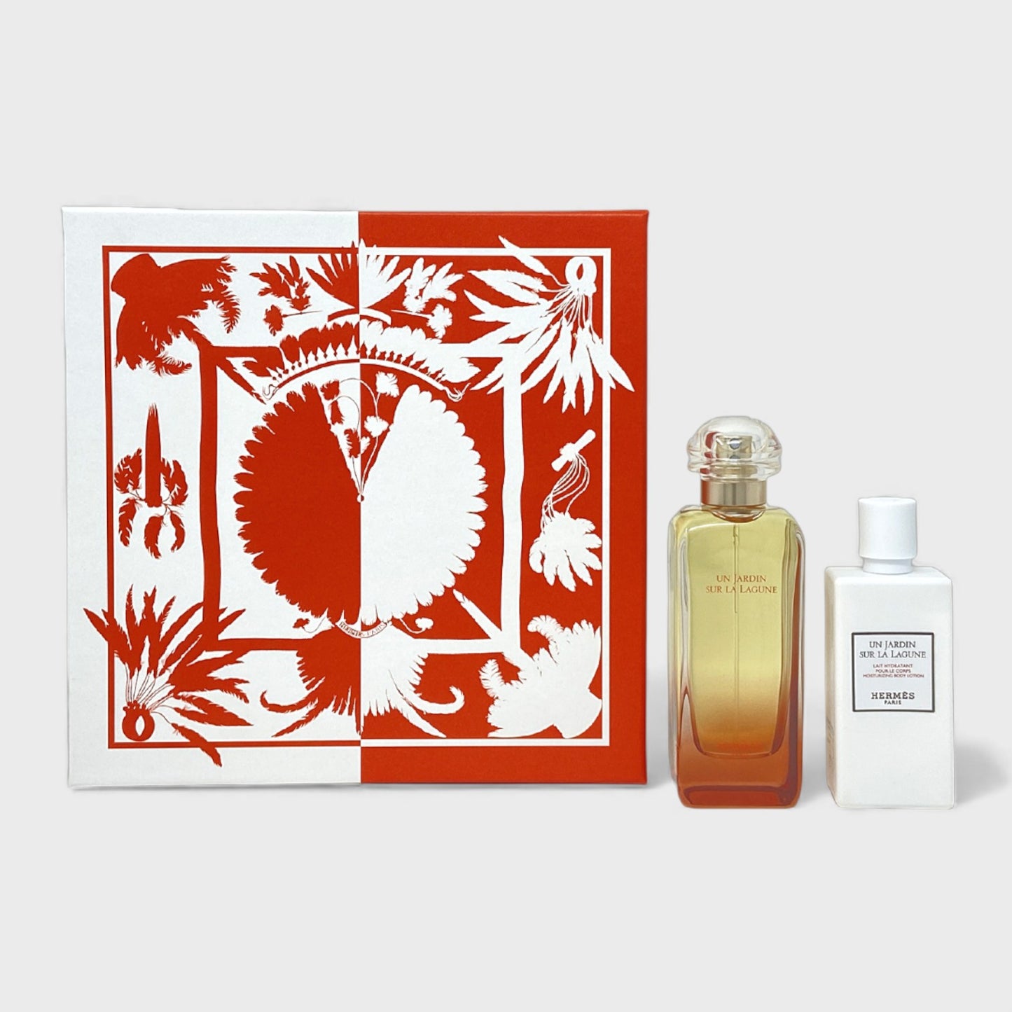 Sohrelia Perfumeria| HERMES UN JARDIN SUR LA LAGUNE 2 PZ SET UNISEX