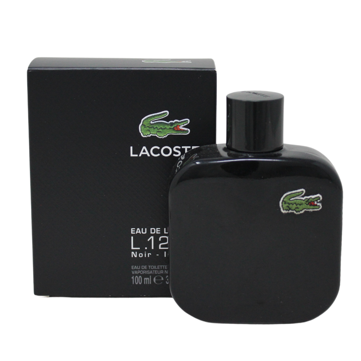 Sohrelia Perfumeria_Fragancia para caballero Lacoste L.12.12 Noir Intense Eau de Toilette 100 mL