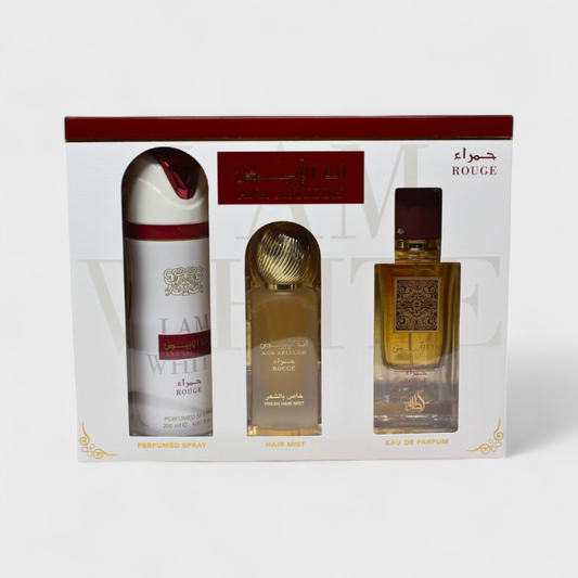 Lattafa Ana Abiyedh Rouge 3 Pz Unisex