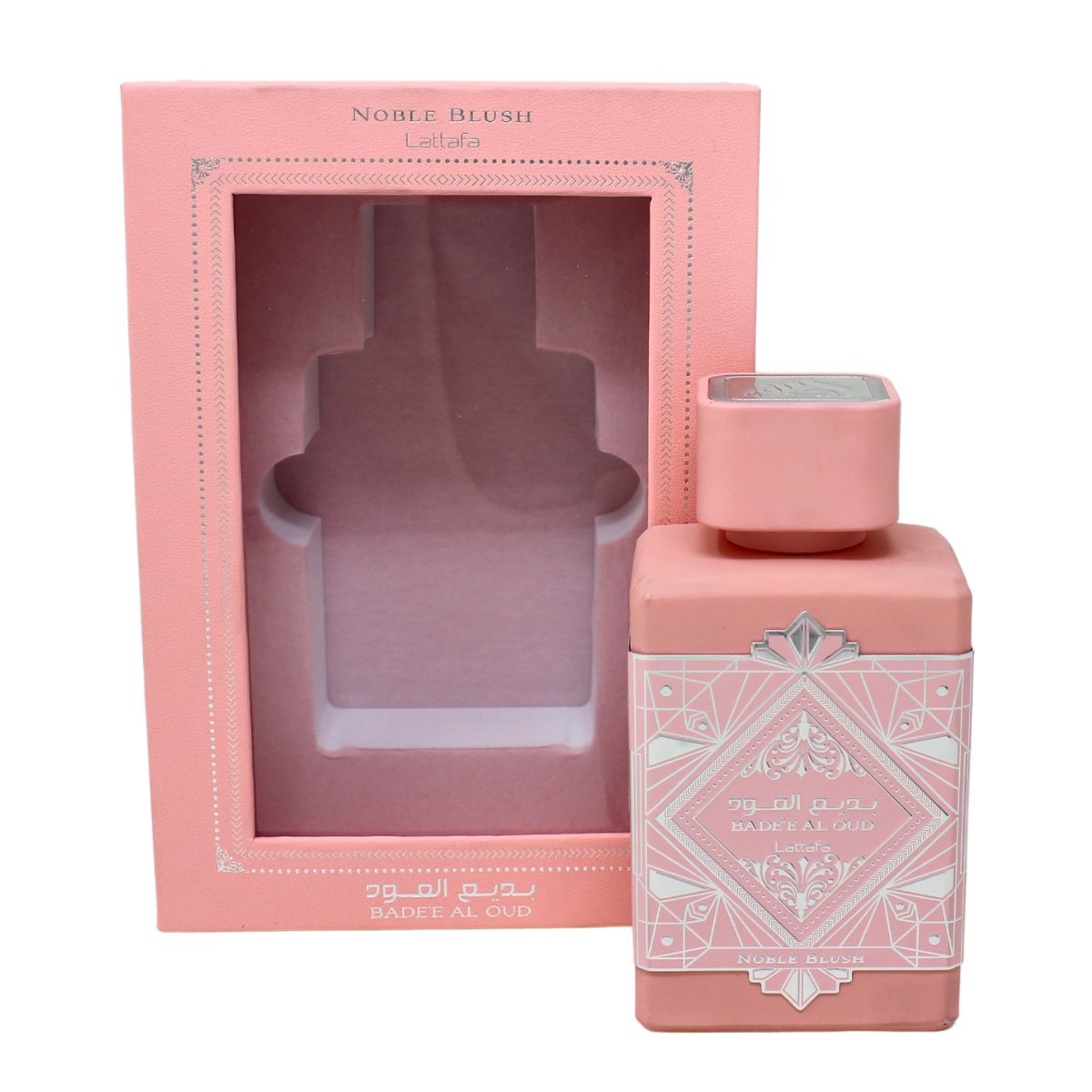 Sohrelia Perfumeria_Lattafa Badee Al Oud Noble Blush Eau de Parfum Spray for Unisex, 3.4 Ounce