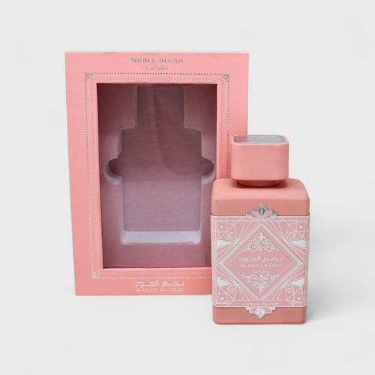 Lattafa Badee Al Oud Noble Blush Eau de Parfum Spray for Unisex, 3.4 Ounce