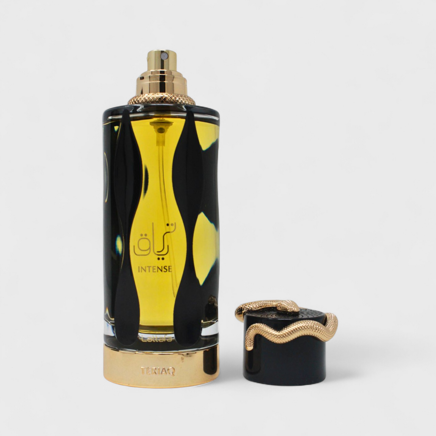 Lattafa Teriaq Intense Eau de Parfum Spray for Unisex, 3.4 Ounce