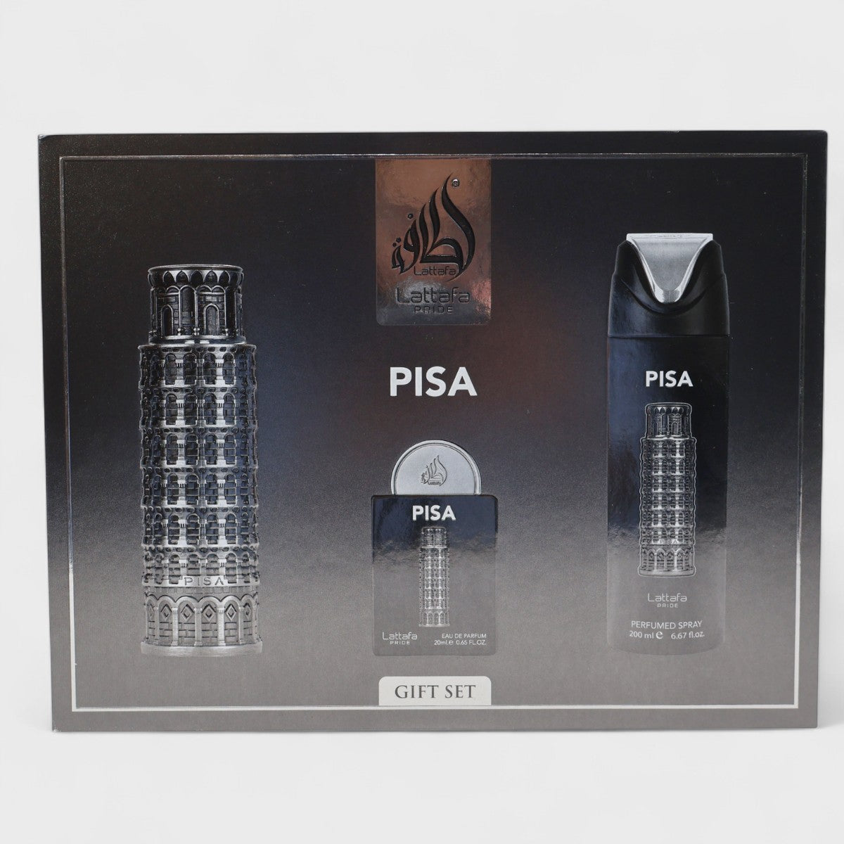 Lattafa Pisa 3 Pz Para Hombre