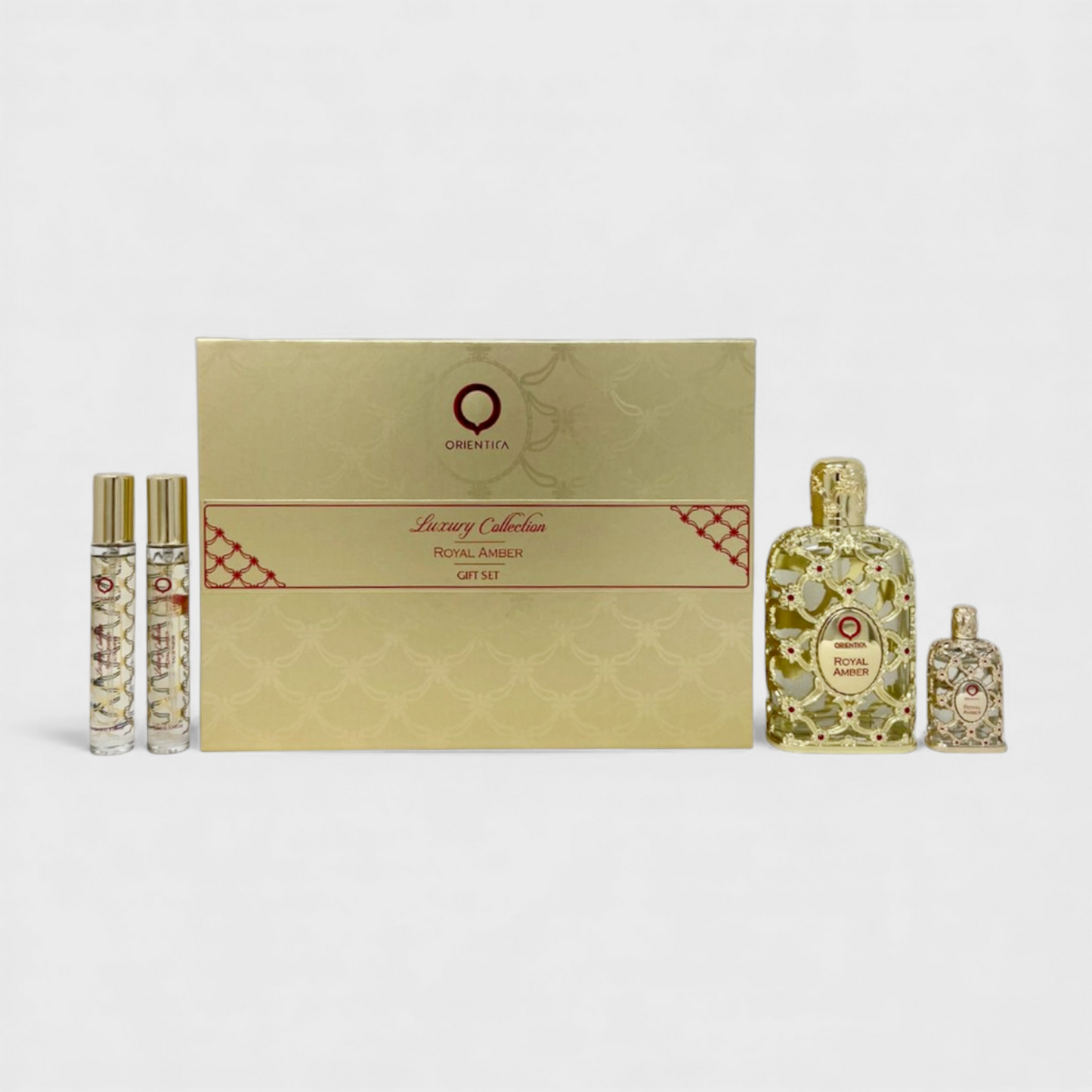 Orientica Royal Amber Set De 4 Pz Con Miniaturas Unisex