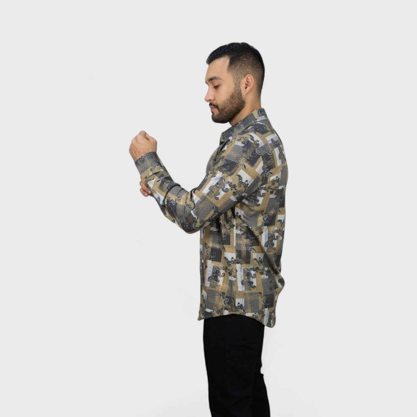 Platini Camisa Casual Para Hombre