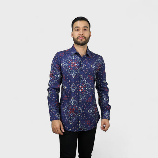 Platini Camisa Casual Para Hombre