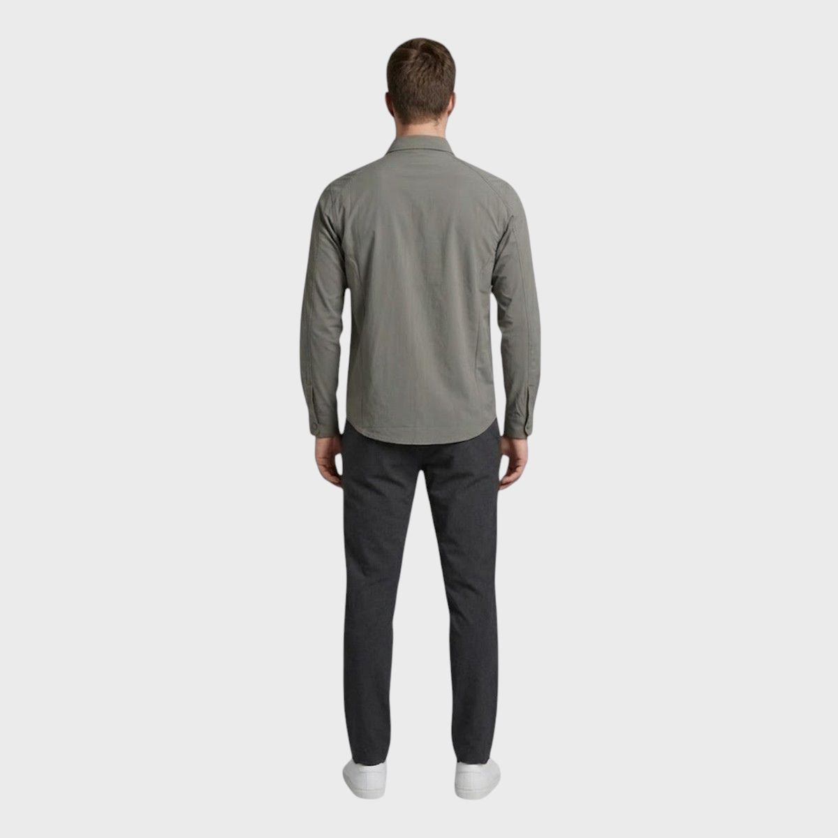 Camisa Atlo Casual Manga Larga Para Hombre