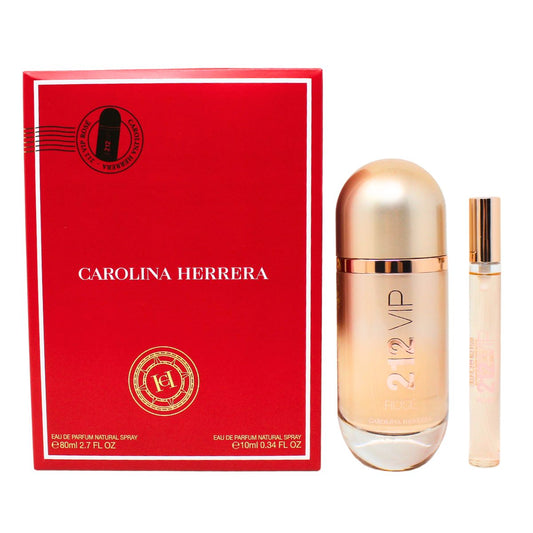 Sohrelia Perfumeria_Carolina Herrera 212 Vip Rose Set 2 Pz Con Mini Para Mujer