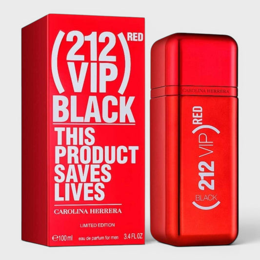 Carolina Herrera 212 Vip Black Red Edition Eau De Parfum 100 Ml Para Hombre