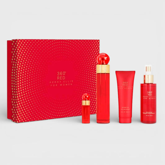 Perry Ellis 360 Red 4 Pz Para Mujer