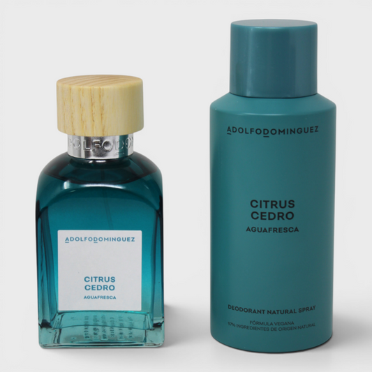Adolfo Dominguez Agua Fresca Citrus Cedro 2 Piezas Para Hombre