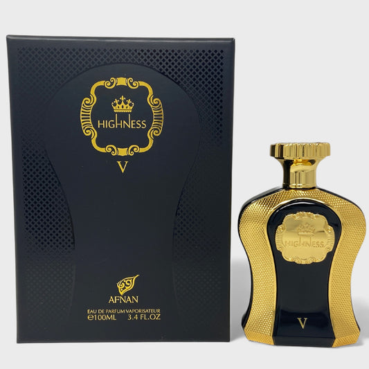 Sohrelia Perfumeria|  AFNAN HIGHNESS V EDP 100 ML PERFUME DAMA
