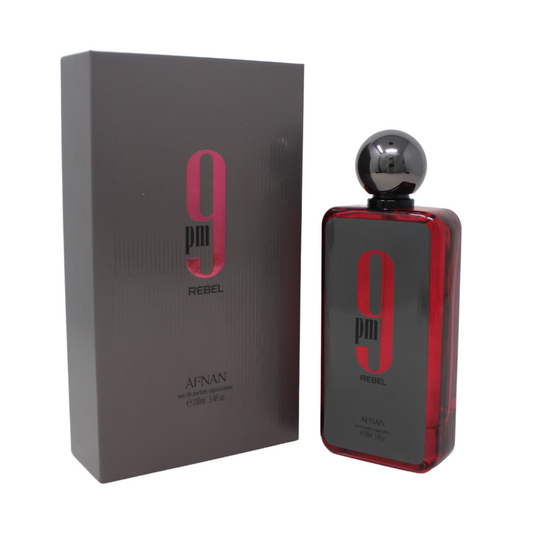 Sohrelia Perfumeria_Afnan Agua de Perfume EDP 9PM Rebel (Red) para Adultos unisex, 100ml   