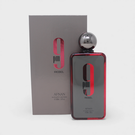Afnan Agua de Perfume EDP 9PM Rebel (Red) para Adultos unisex, 100ml