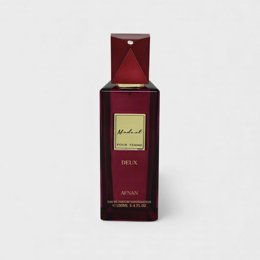 Sohrelia Perfumeria| AFNAN MODEST DEUX EDP 100 ML PERFUME DAMA