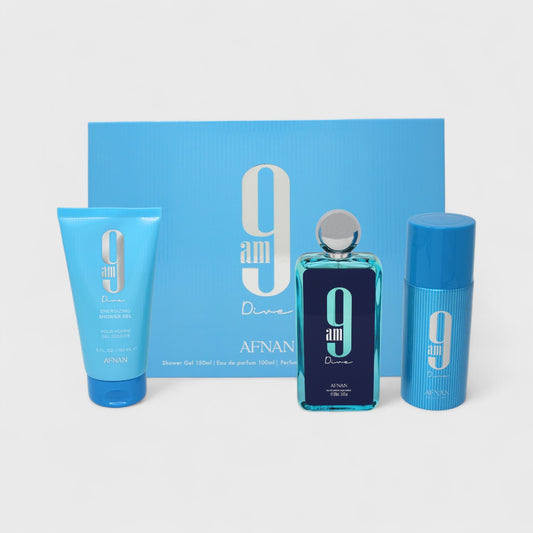 AFNAN 9AM DIVE 3 PC SET UNISEX