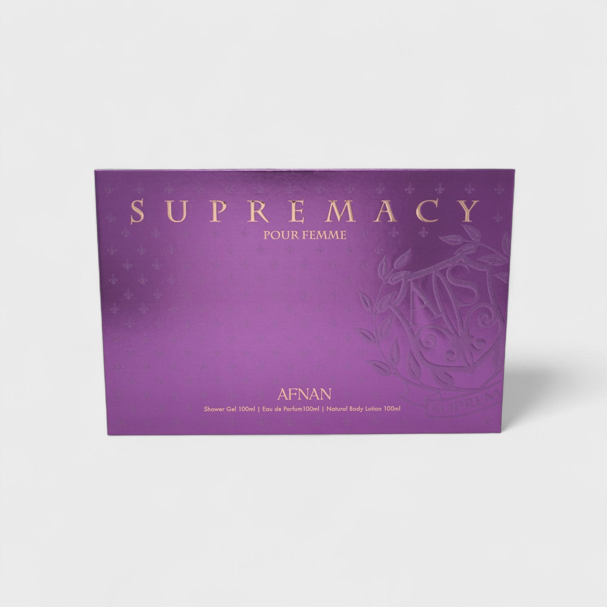 AFNAN SUPREMACY PURPLE 3 PC SET DAMA