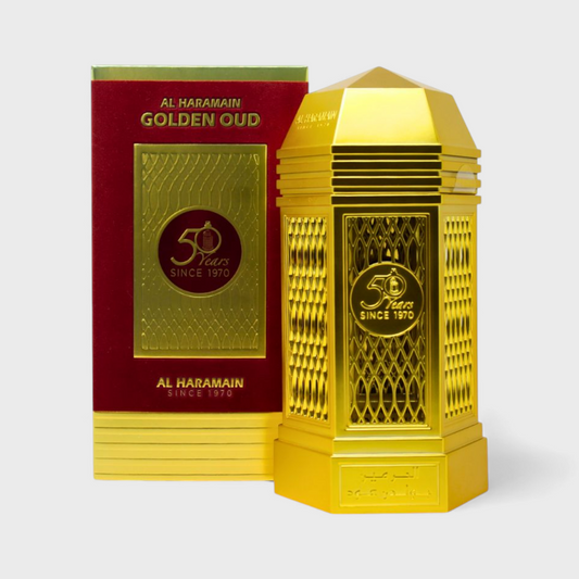 Al Haramain 50 Years Golden Oud Eau De Parfum 100 Ml Unisex