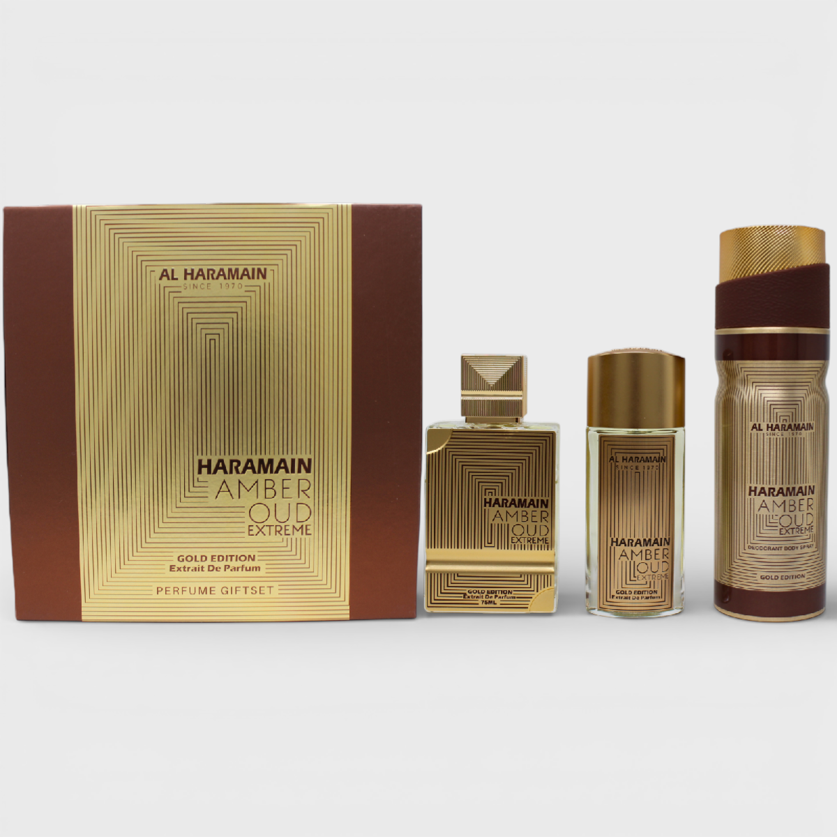 Al Haramain Amber Oud Gold Edition Extreme 3 Pz Unisex
