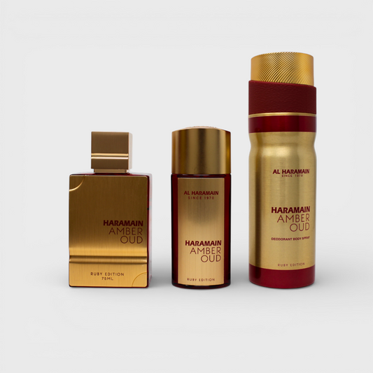 Al Haramain Amber Oud - Ruby Edition 3 Pz Unisex