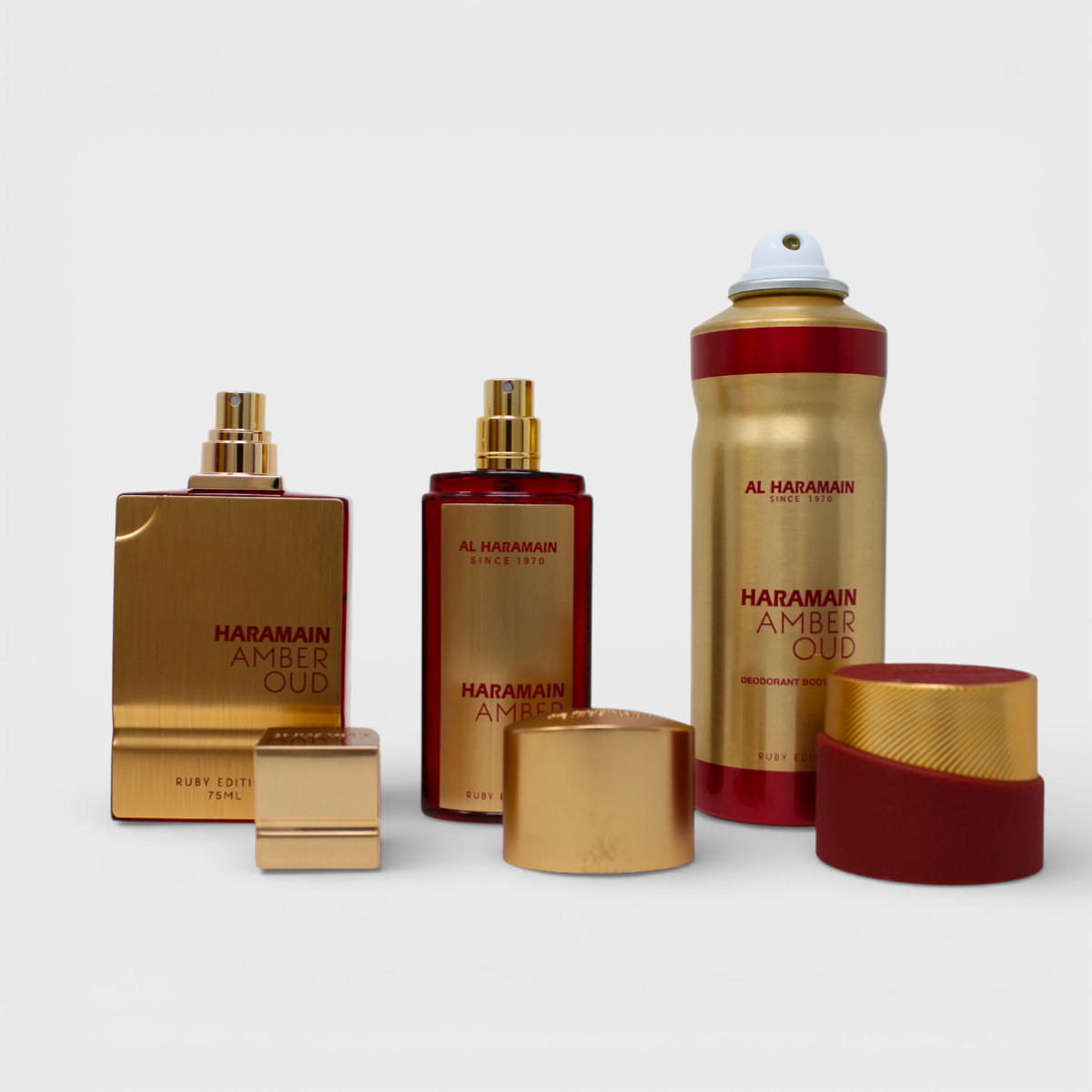 Al Haramain Amber Oud - Ruby Edition 3 Pz Unisex