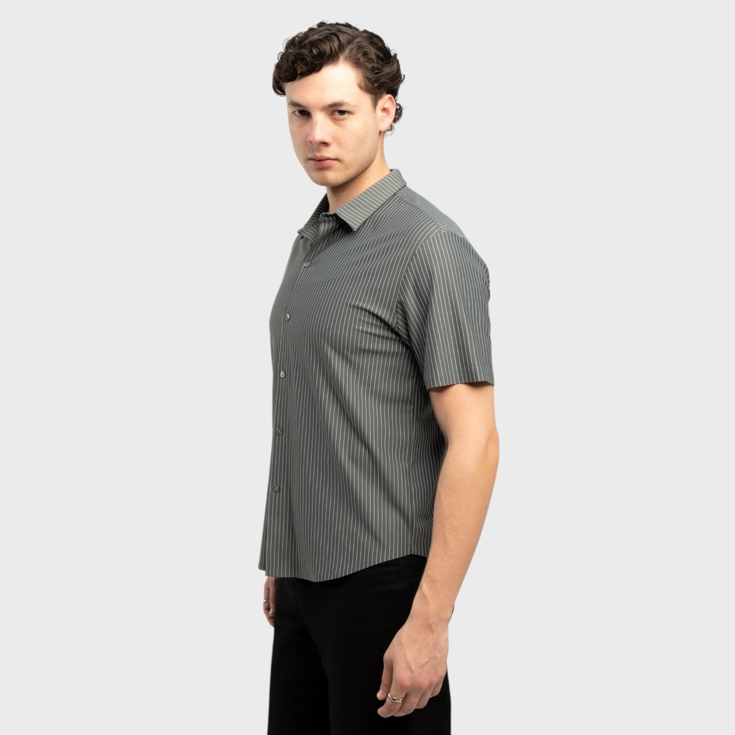 ATLO Camisa Manga Corta Para Hombre
