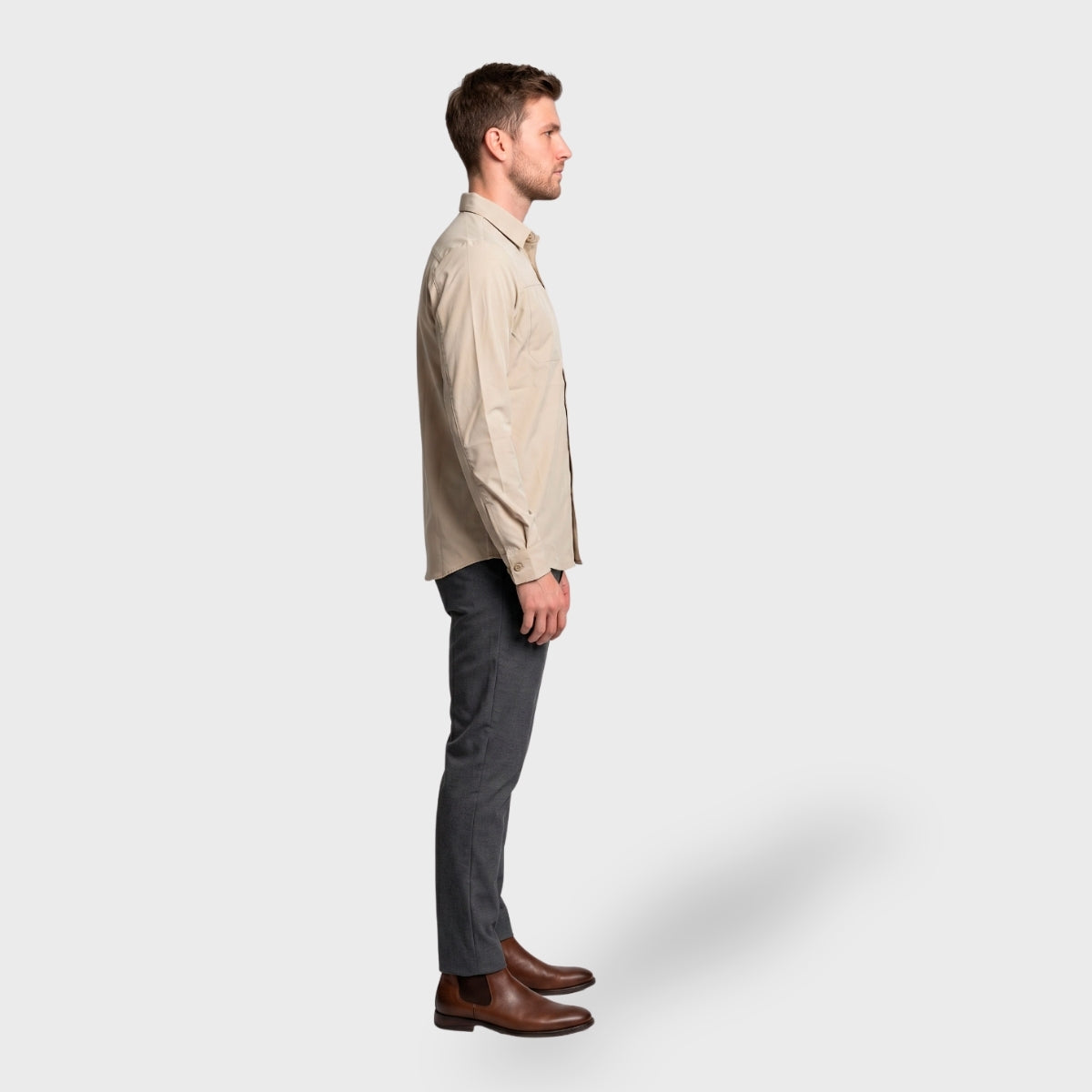 Camisa Atlo Manga Larga Para Hombre