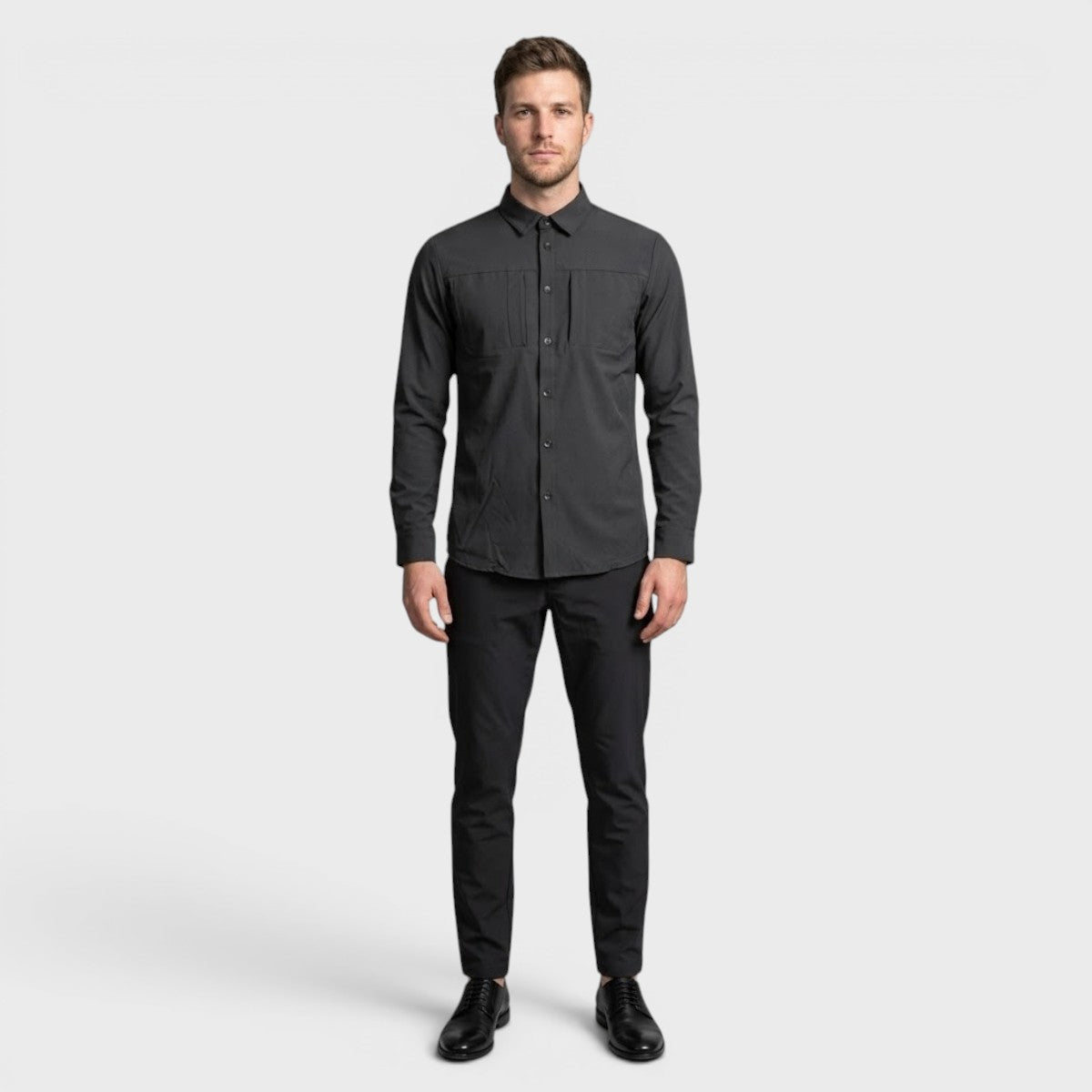Camisa Atlo Manga Larga Para Hombre