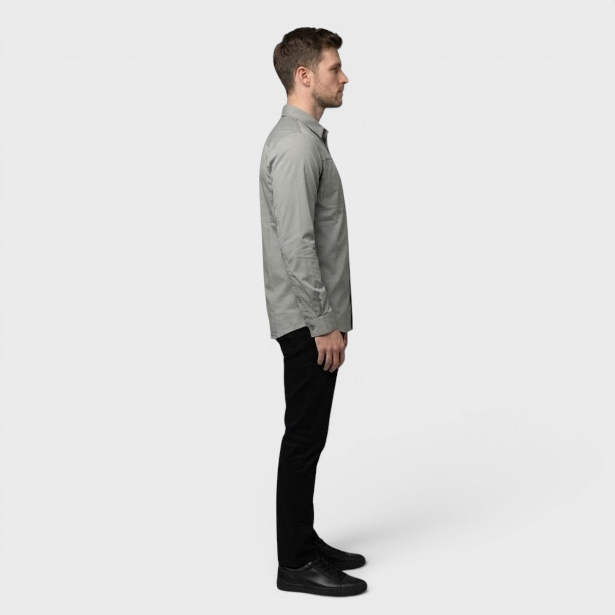 Camisa Atlo Manga Larga Para Hombre