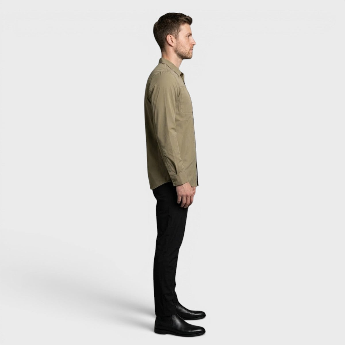 Camisa Atlo Manga Larga Para Hombre