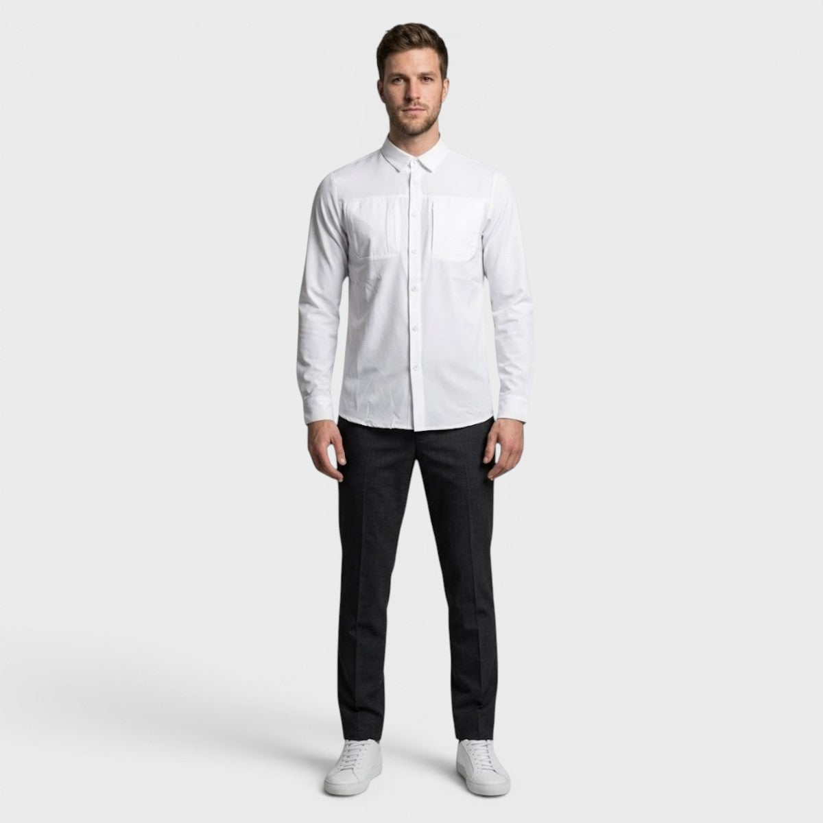 Camisa Atlo Manga Larga Para Hombre