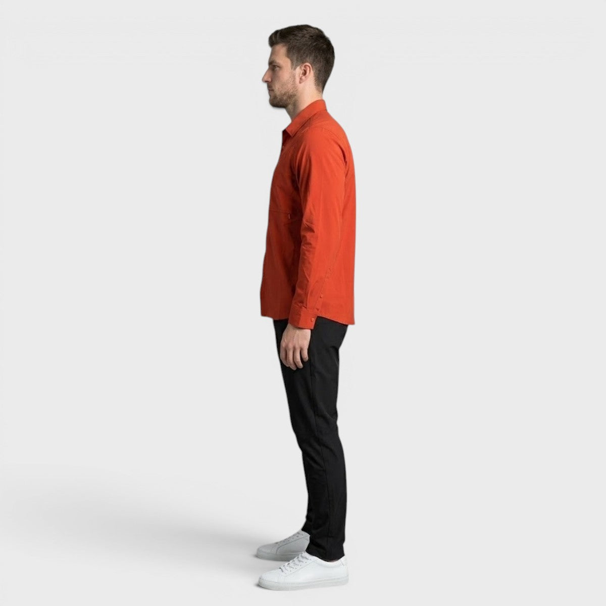 Camisa Atlo Casual Manga Larga Para Hombre