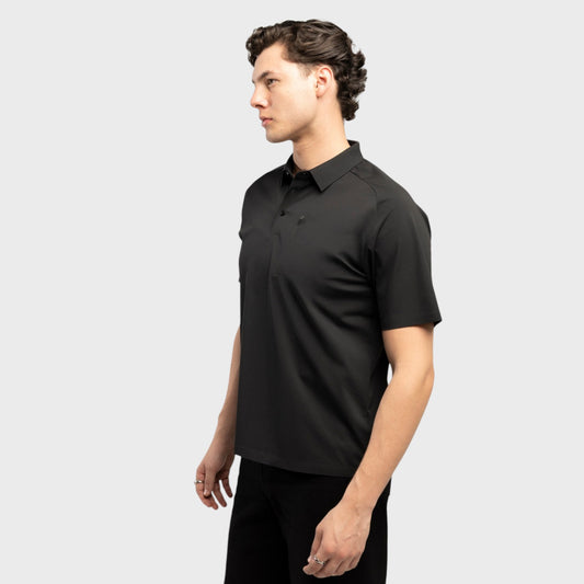 ATLO Playera Polo Casual Con Cierre Para Hombre