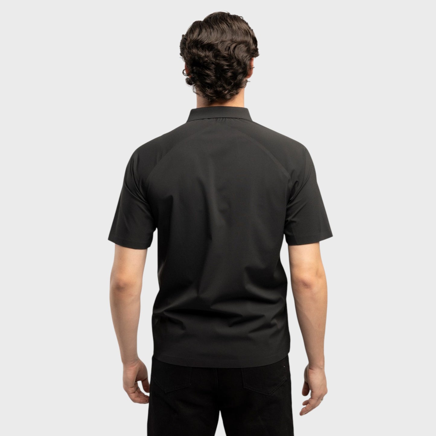 ATLO Playera Polo Casual Con Cierre Para Hombre