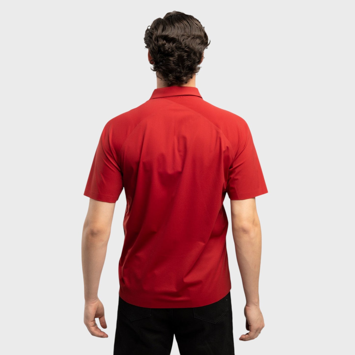 ATLO Playera Polo Casual Con Cierre Para Hombre