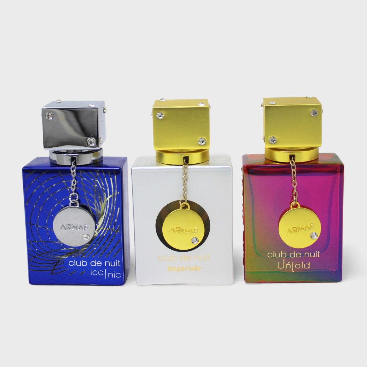 Sohrelia Perfumeria| ARMAF CLUB DE NUIT (ICONIC+IMPERIALE+UNTOLD) 3 PZ
 SET UNISEX